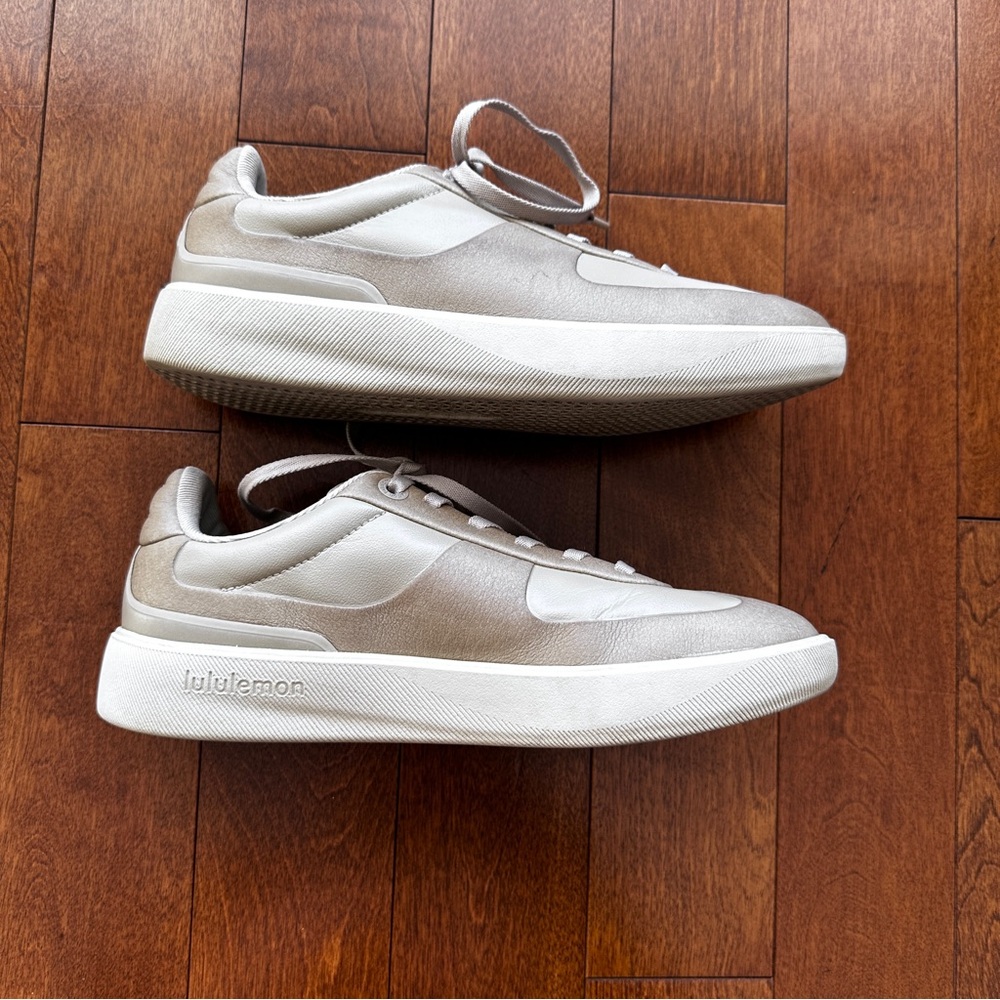 Lululemon Cityverse Leather beige Sneaker Women's Beige Athletic Shoes - Picture 3 of 10